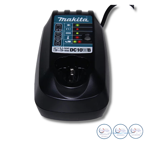 CARREGADOR DE BATERIA MAKITA MODELO DC10WB