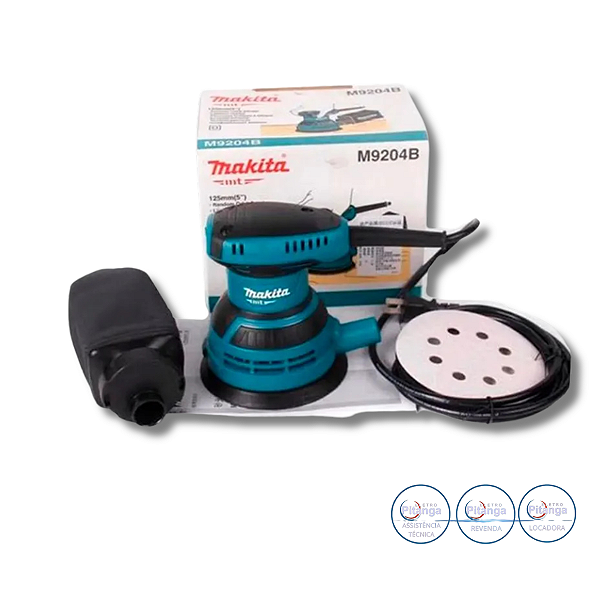 LIXADEIRA ROTORBITAL  MAKITA M9204B - 127V