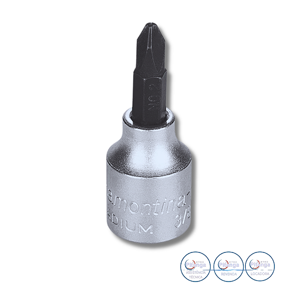SOQUETE PONTA PHILIPS 3/8” NR2 TRAMONTINA PRO - 44814/102