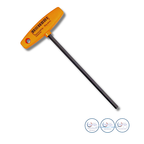 CHAVE CABO T HEXAGONAL  8 x 200mm TRAMONTINA PRO - 44360/108