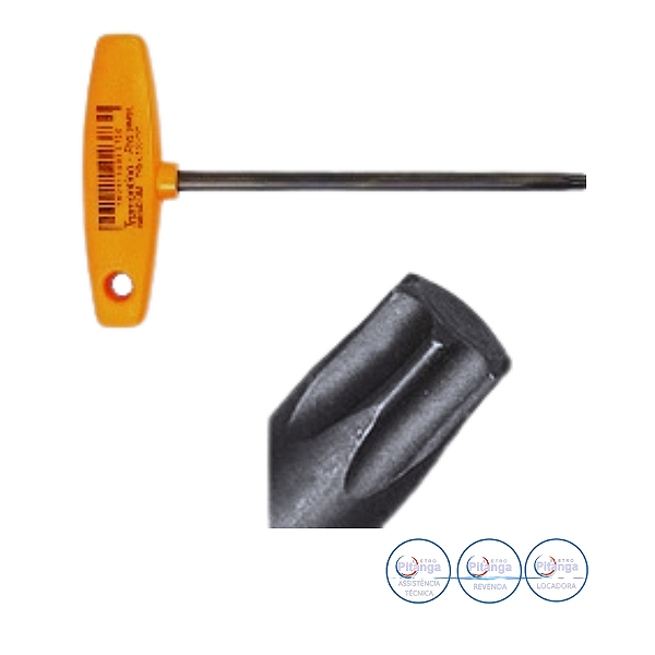 CHAVE CABO T TRAFIX T27 x 100mm TRAMONTINA PRO - 44362/127