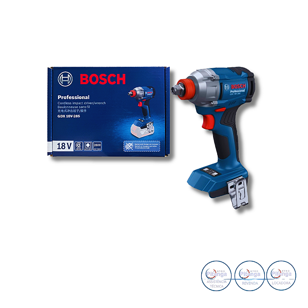 CHAVE DE IMPACTO BOSCH 18V GDX 18V285 SEM BATERIA