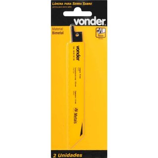 LÂMINA PARA SERRA SABRE METAL COM 2 PEÇAS VONDER - 46.99.150.130