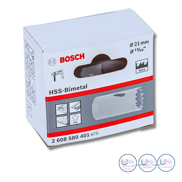 SERRA COPO BIMETALICA 21MM BOSCH - 2 608 580 401