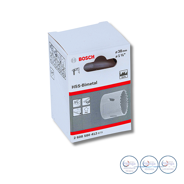 SERRA COPO HSS-BIMETALICA 38MM BOSCH - 2 608 580 412