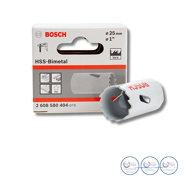 SERRA COPO HSS-BIMETALICA 25MM BOSCH - 2 608 580 404