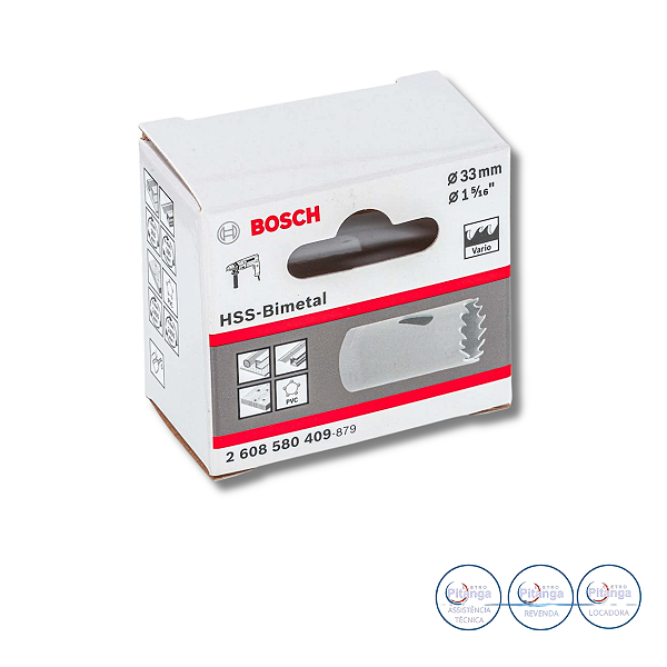 SERRA COPO HSS-BIMETALICA 33MM BOSCH - 2 608 580 409