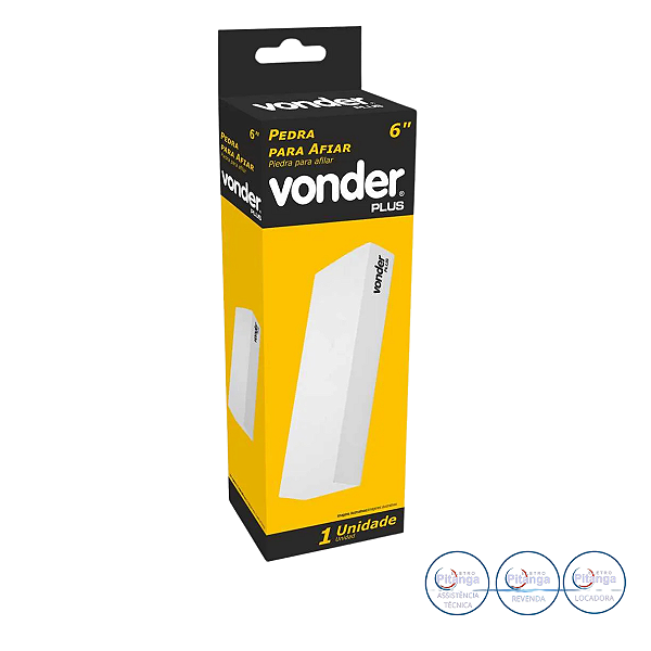 PEDRA AFIAR VONDER  6" 2000  PLUS 12.40.060.06