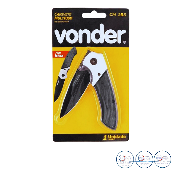 CANIVETE MULTIUSO VONDER INOX 195 - 36.62.000.195