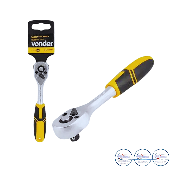 CATRACA 1/4" REVERSIVEL VONDER - 30.59.500.140