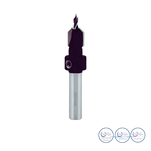 FRESA VONDER PARA CABECA CONICA VÍDEA/METAL 8,0MM - 53.14.200.008