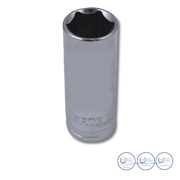 SOQUETE SEXTAVADO ENC 1/2" 22MM LONGO 13413 SATA