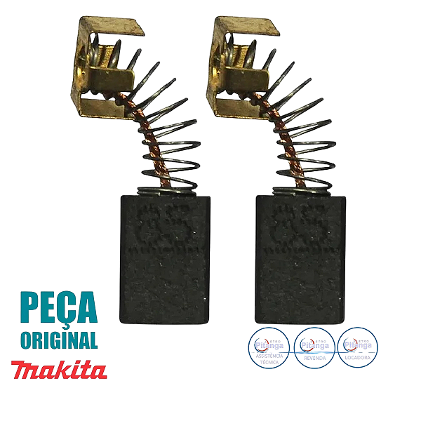 JOGO DE ESCOVA CARVÃO MAKITA CB-85 PARA MODELOS HP – 196482-3