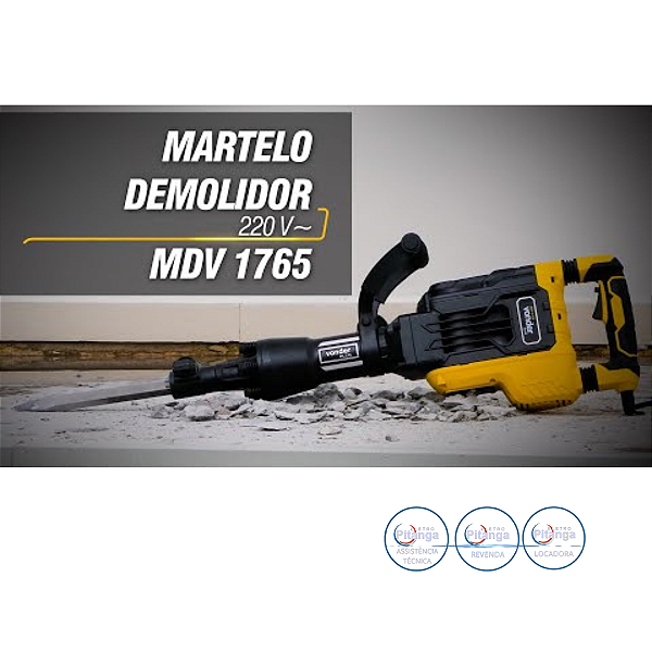 MARTELO DEMOLIDOR MDV1765 65J 220V VONDER - 60.01.176.520