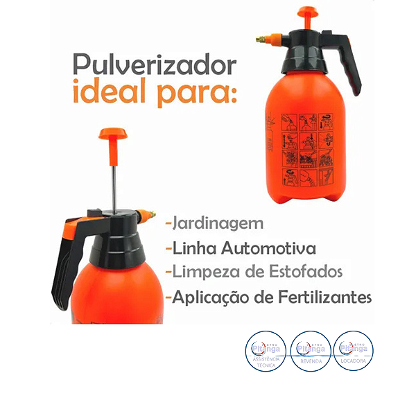 PULVERIZADOR COMPRESSAO  2L ATOPY