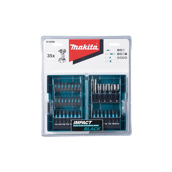 CONJUNTO DE BITS MAKITA 35 PECAS B-66880