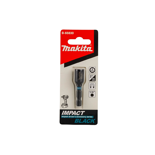 SOQUETE MAGNETICO MAKITA IMPACTO 8MM X 50MM B-66830