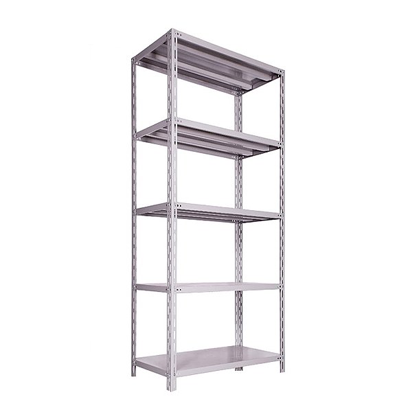 Estante De Aço 40x91x198 Com 5 Prateleiras 90KG Por Bandeja