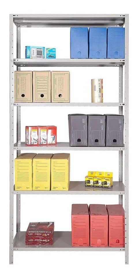 Estante De Aço 40x91x198 Com 6 Prateleiras