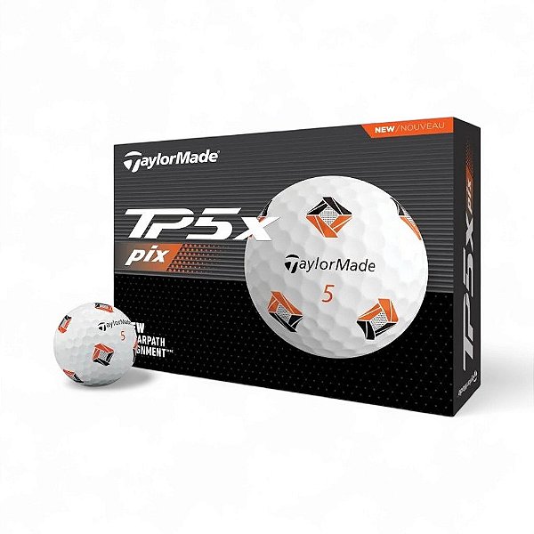 Kit 12 Bolas Golfe TaylorMade TP5x pix - Nova Geração