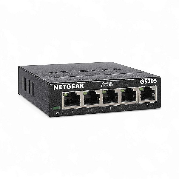 Switch Gigabit Netgear GS305 5‑Portas