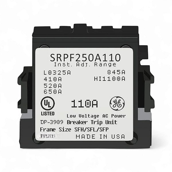 Plug de Aferição SRPF250A110 General Electric - 110A