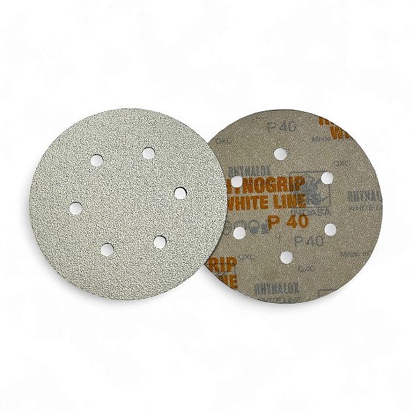 Disco Lixa 150mm Rhynogrip Indasa - Whiteline Grão P40