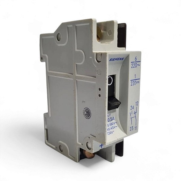 Disjuntor Monopolar Siemens - 5SN9G0,5A 0.5A