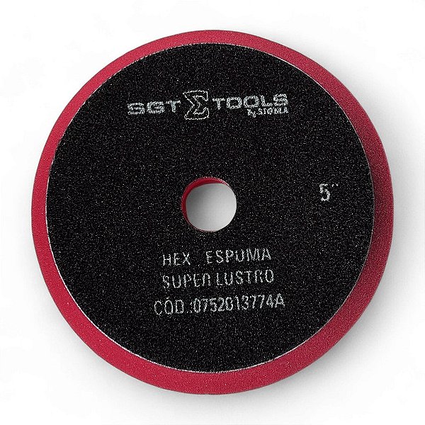 Boina Espuma Super Lustro 5 Pol - Sigmatools Roto Orbital