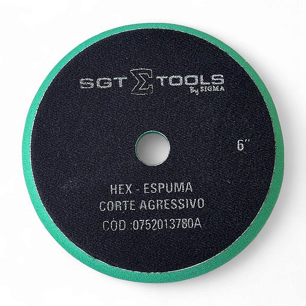Boina Hex 6 Pol Corte Agressivo Sigmatools - Verde