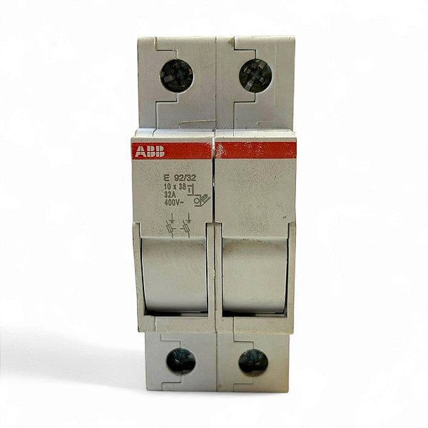 Base Fusível E92/32 2 Polos Abb - 32a 400v