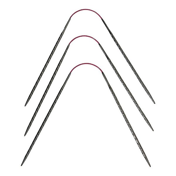 Jogo Agulhas Crasytrio Addi - Unicorn 180-2 30cm 3,5mm
