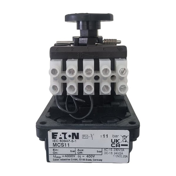 Módulo Pressostato Eaton - MCS11 Chave Pressão 15 Bar