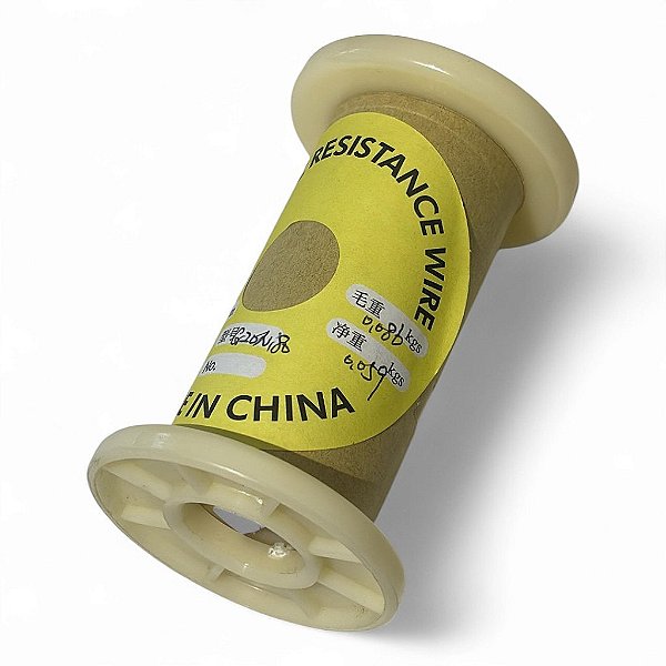 Fio Liga Ni80Cr20 para Resistência - 0.01mm 0.075g Fino
