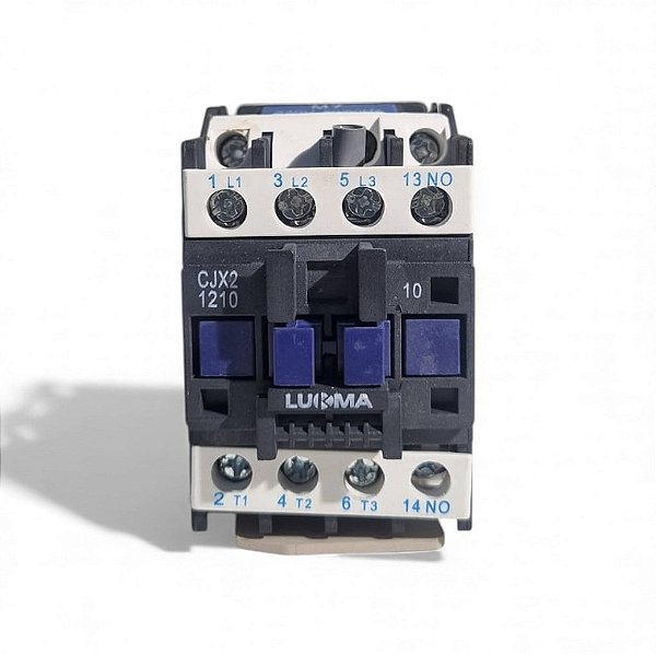 Contator Tripolar 12amp 220v Cjx2-1210 01002 Lukma