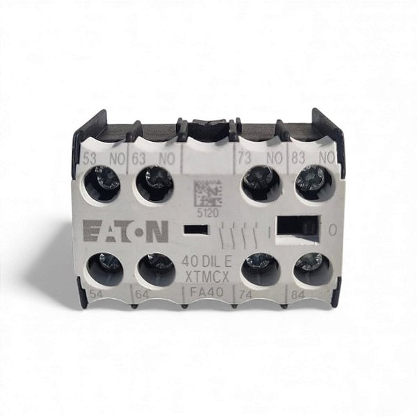 Contator Auxiliar Miniatura XTMCX FA40 EATON 600Vca 4A 4P