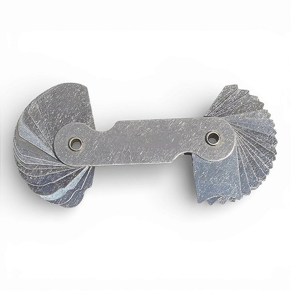 Calibrador De Raio 7 A 14,5mm 32 Lâminas