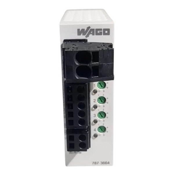 Disjuntor Eletrônico Wago - 787-1664 4 Canais 1 a 10A