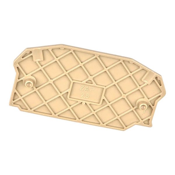 Tampa Bege 15 Unidades Zap/tw1 Zdu/zpe 2,5mm