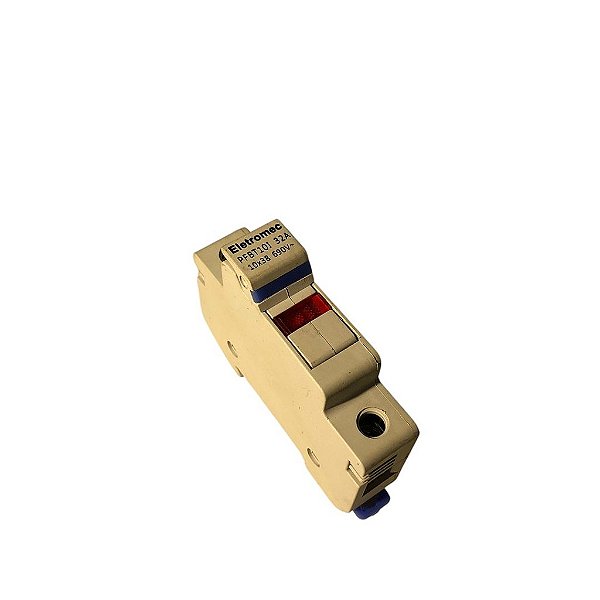 porta fusivel cartucho monopolar 32A 690V ELETROMEC PFBY10I