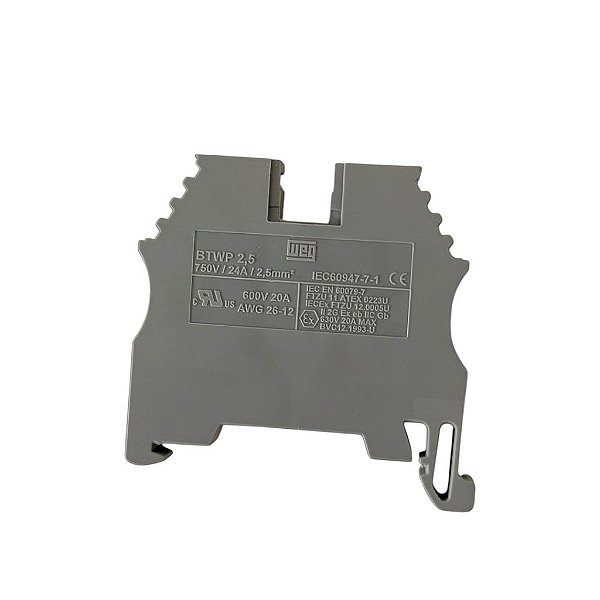 Borne Sak/conector De Passagem Btwp 2,5mm² Cinza Weg C/28Und
