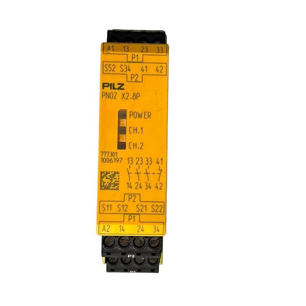 Relé Segurança Pilz Pnoz X2.8p 24-240vca/cc 777301 3na 1nf