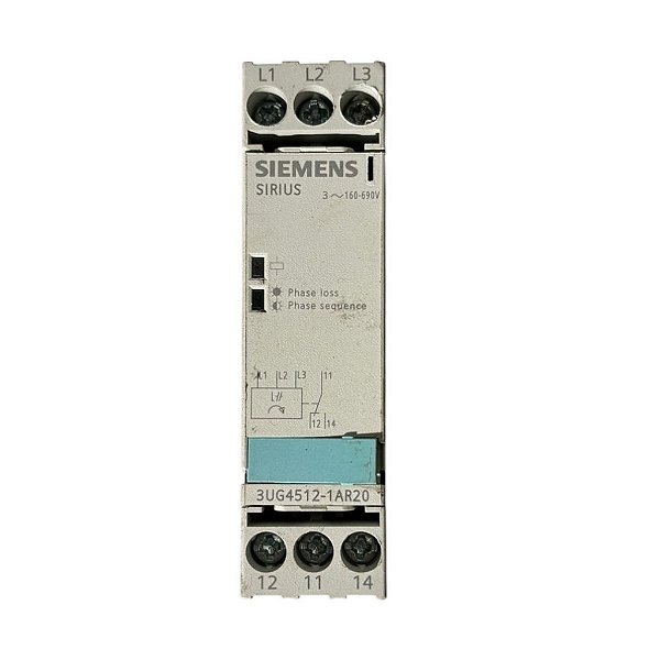 Siemens 3UG4512-1AR20 | Falha de Fase e Sequência SIRIUS