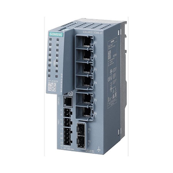 Switch Nat/Napt 6P Rj45+Fo 6GK56462GS002AC2 Siemens