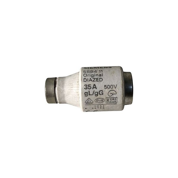 Fusível Diazed Diii 35a 500vca Gl/gg 5sb4 11 - Siemens
