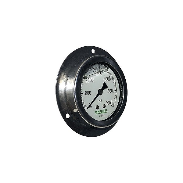 Manômetro Famabras 0-6000 PSI 923657