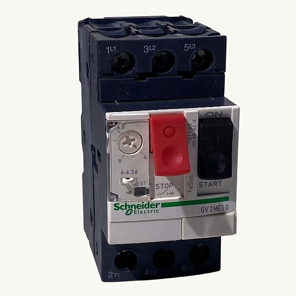 Disjuntor-motor magnetotérmico de 3 polos GV2ME10 TESYS