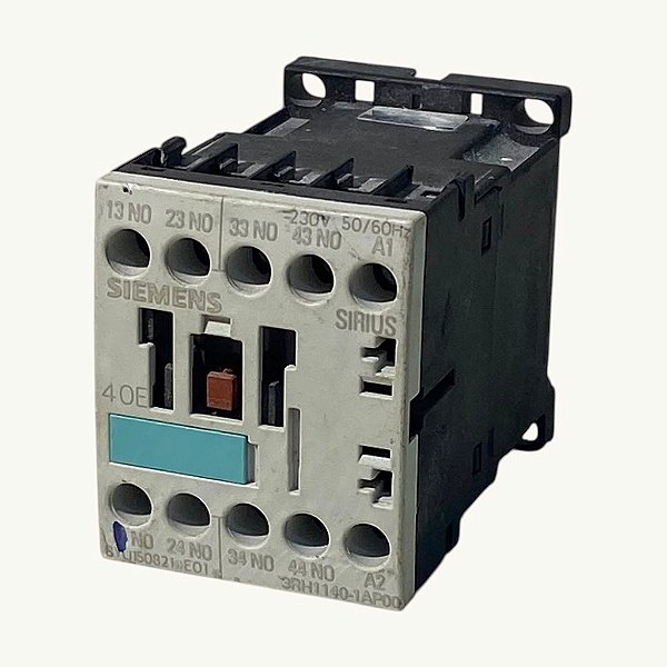 Contator Auxiliar Siemens 40e 3rh1140-1ap00 10a 230v