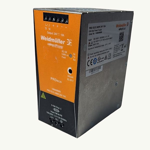 Fonte Chaveada Pro Eco 240W 24V 10A 1469490000 p/ WEIDMULLER