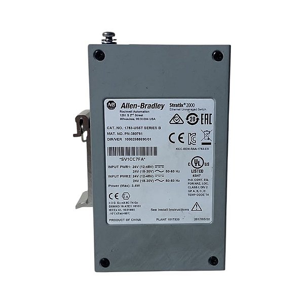 1783-us5t Clp Allen-bradley Stratix 2000 Switch 5 Portas